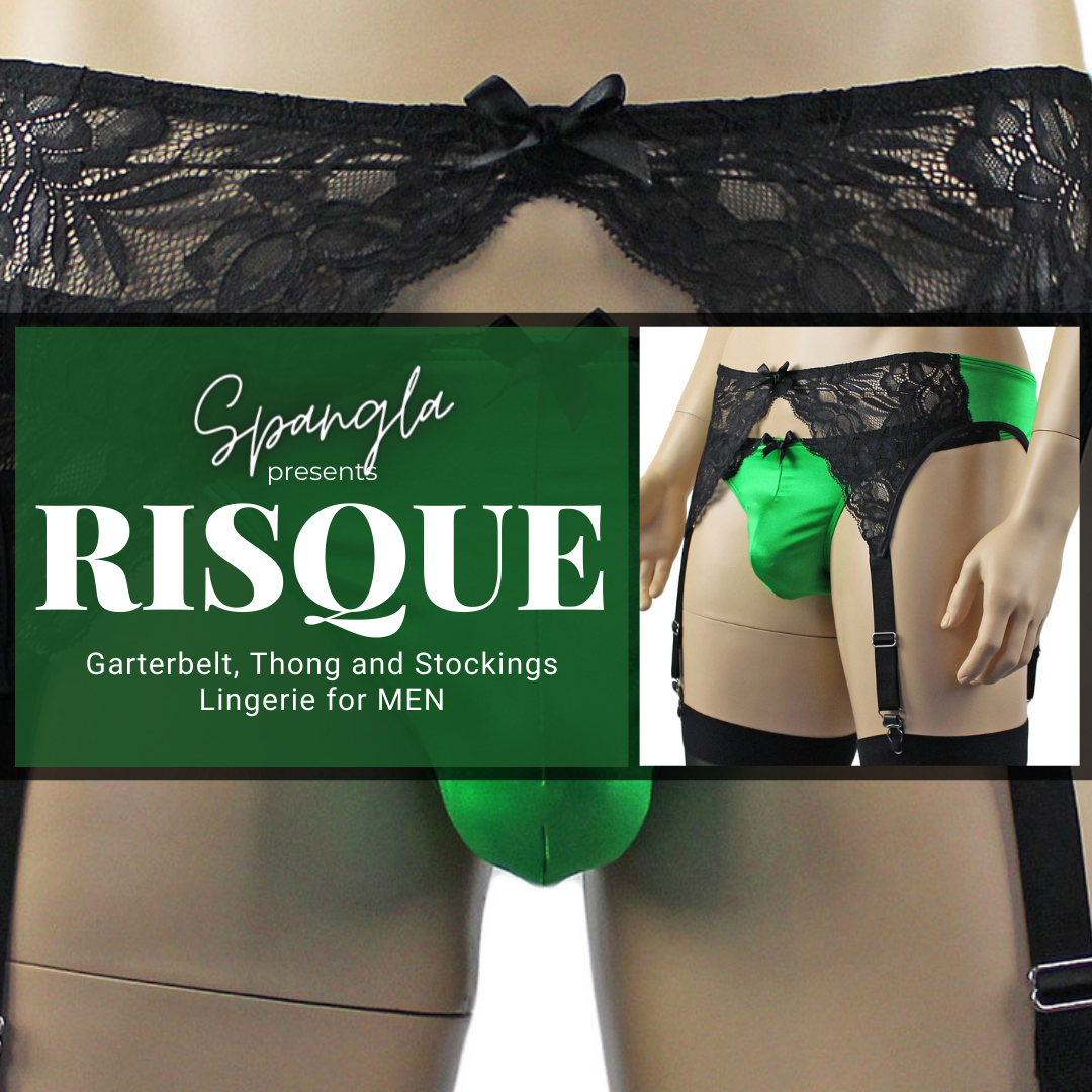 Three RISQUE Men’s Lingerie Ensemble presented by Spangla