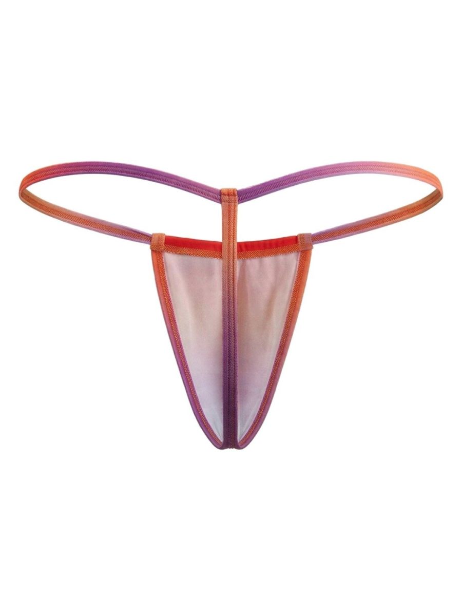 CandyMan 9586 Mens Sexy G-string Thong Orange Print