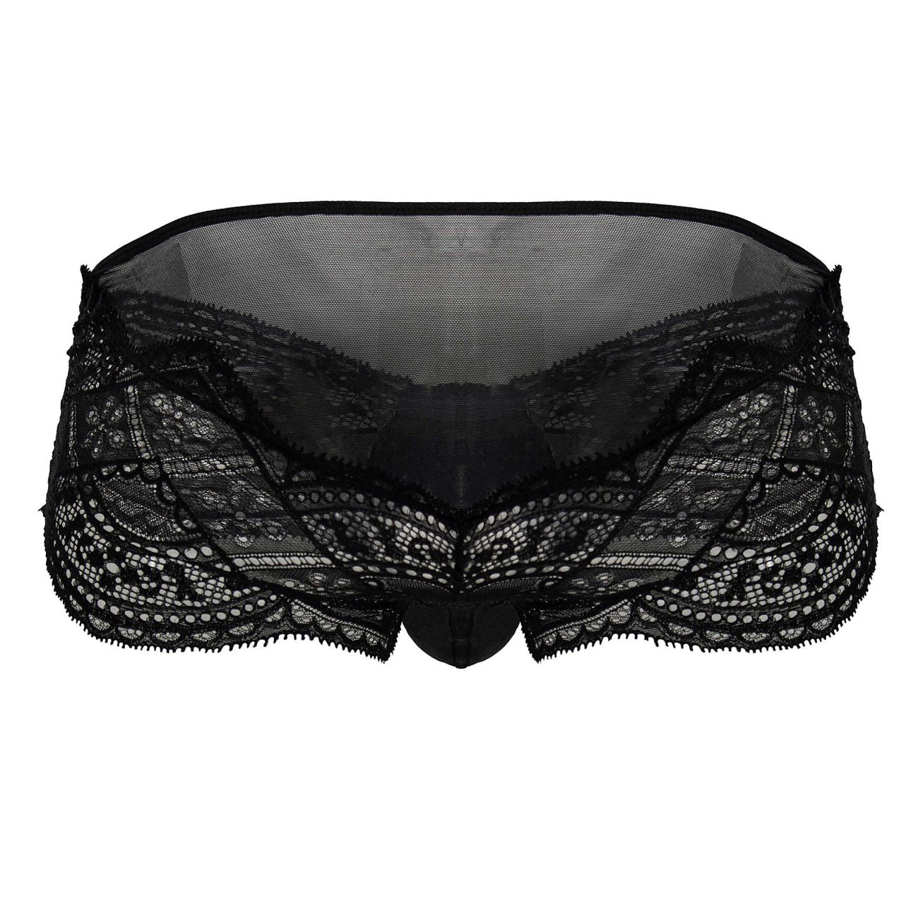 CandyMan 99863 Mens Sexy Lace Briefs Panty Black