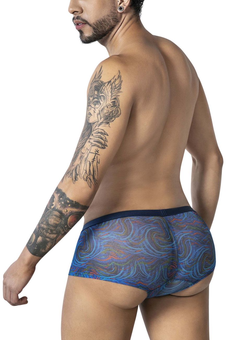 CandyMan 99873 Mens Seawater Breathable Mesh Trunks Multicolor Print