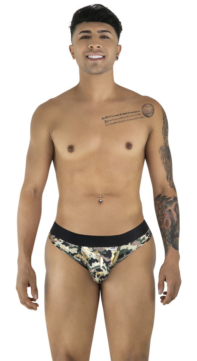 CandyMan 99938 Mens Classic Briefs with Modern Fit Camouflage