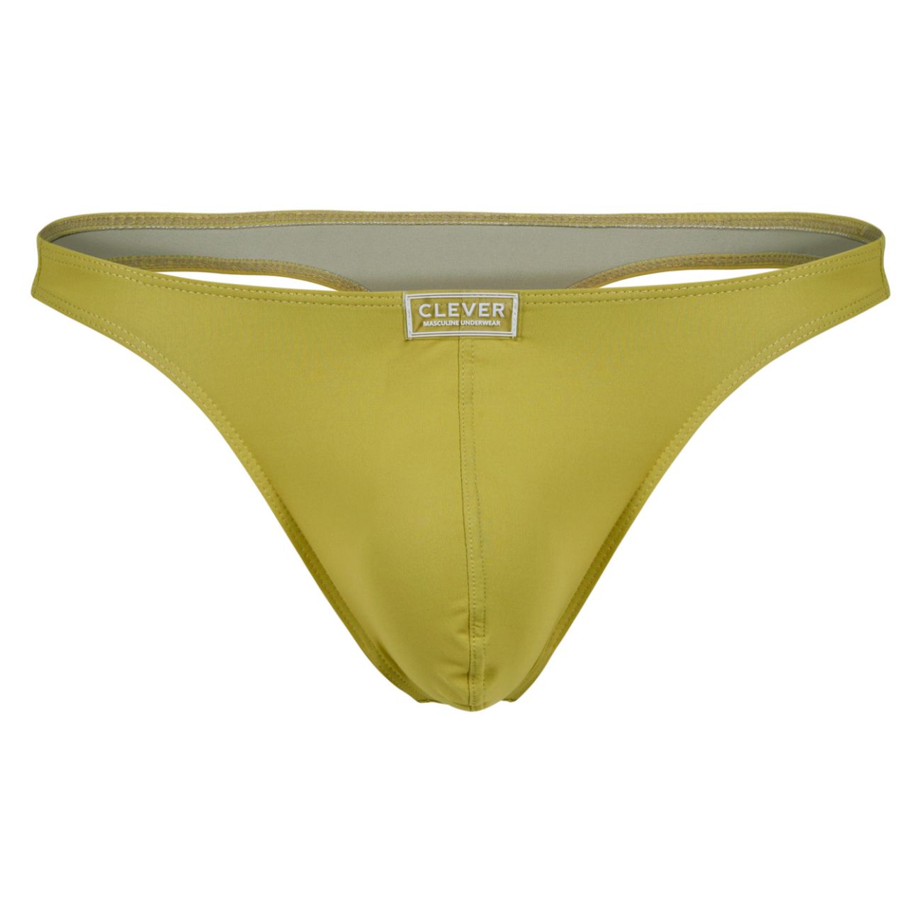 Clever 1745 Optimo Mens Sleek Soft Thong Mustard