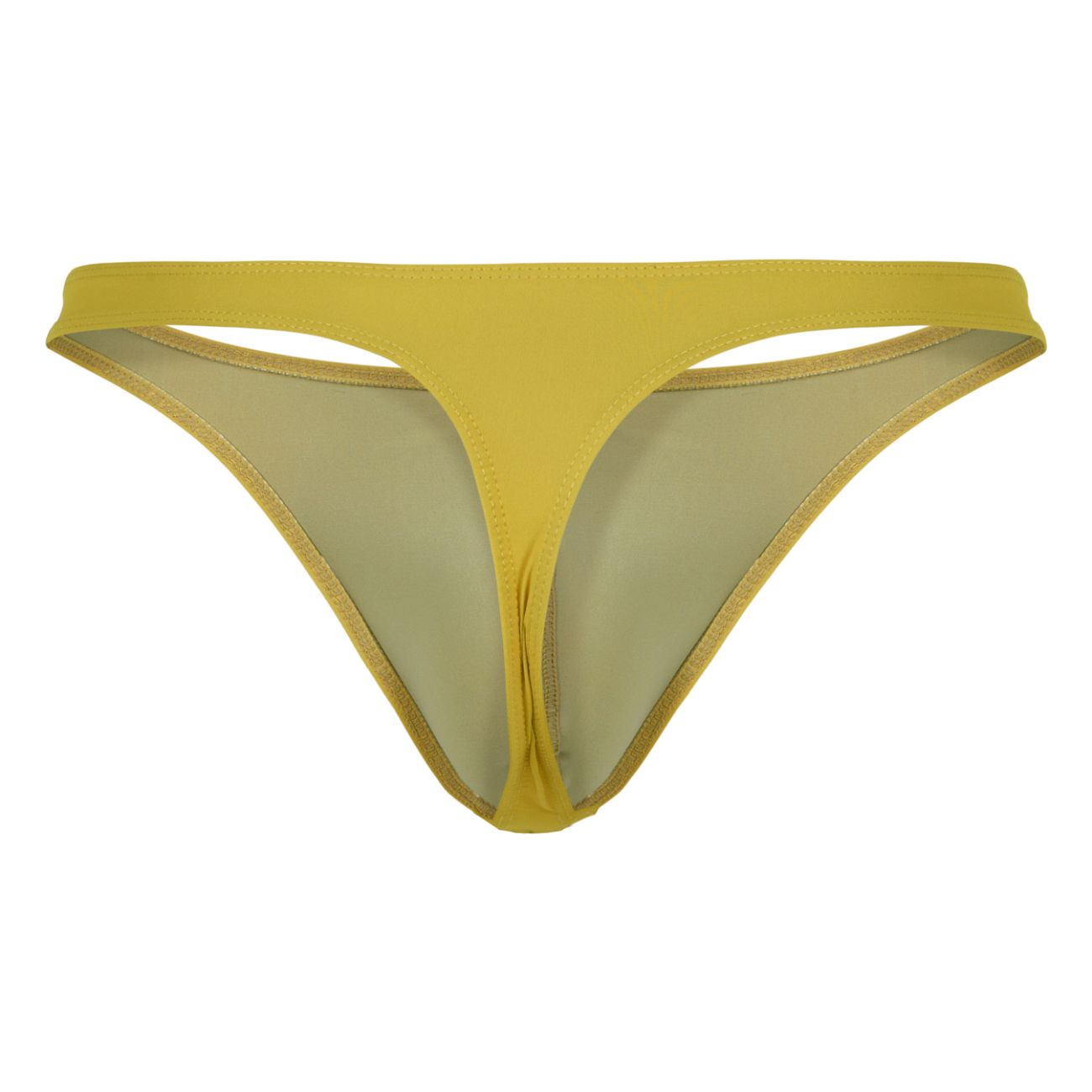 Clever 1745 Optimo Mens Sleek Soft Thong Mustard