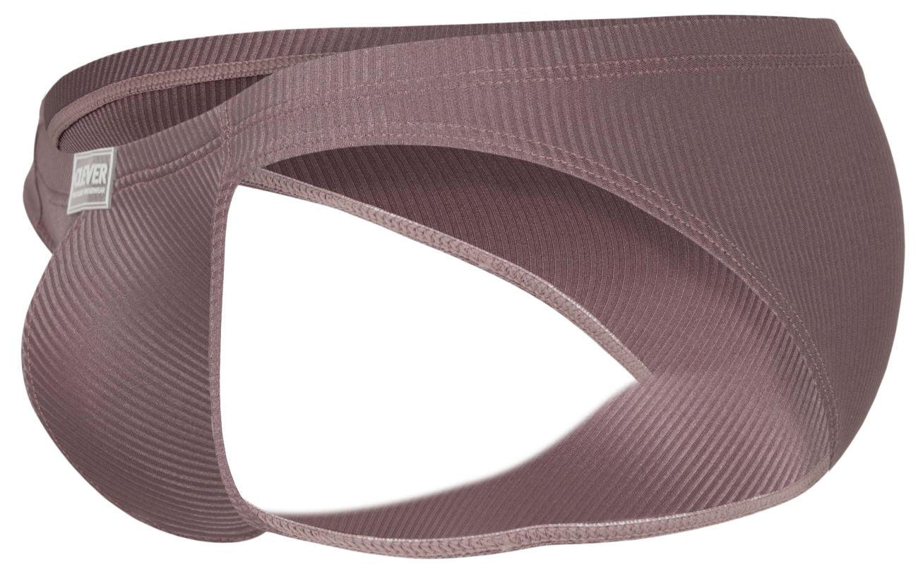Clever 1845 Aura Mens Sleek & Soft Bikini Brief Brown