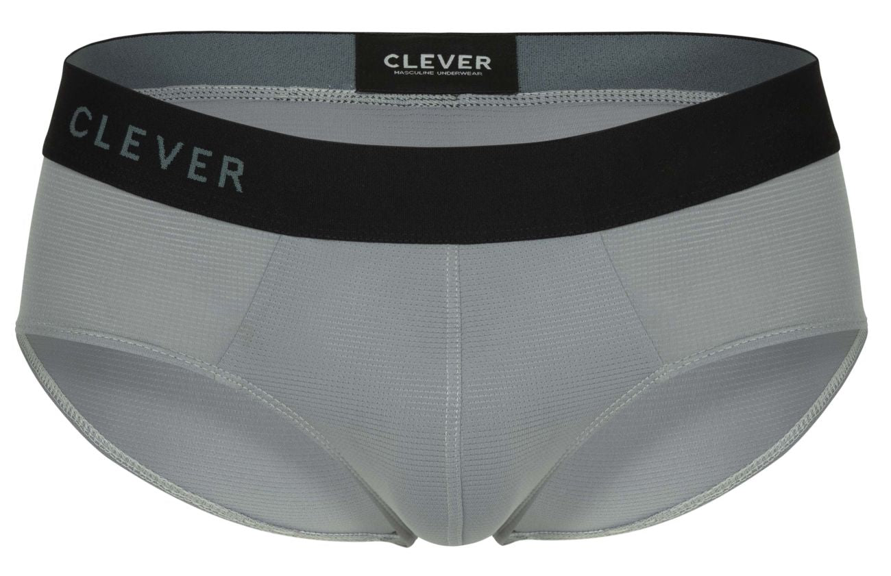 Clever 1862 Oneal Male Sleek & Modern Briefs Gray
