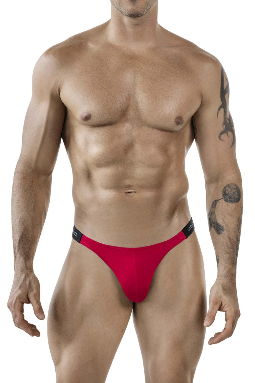 Clever 1867 Tokio Mens Sleek Bikini Brief Red