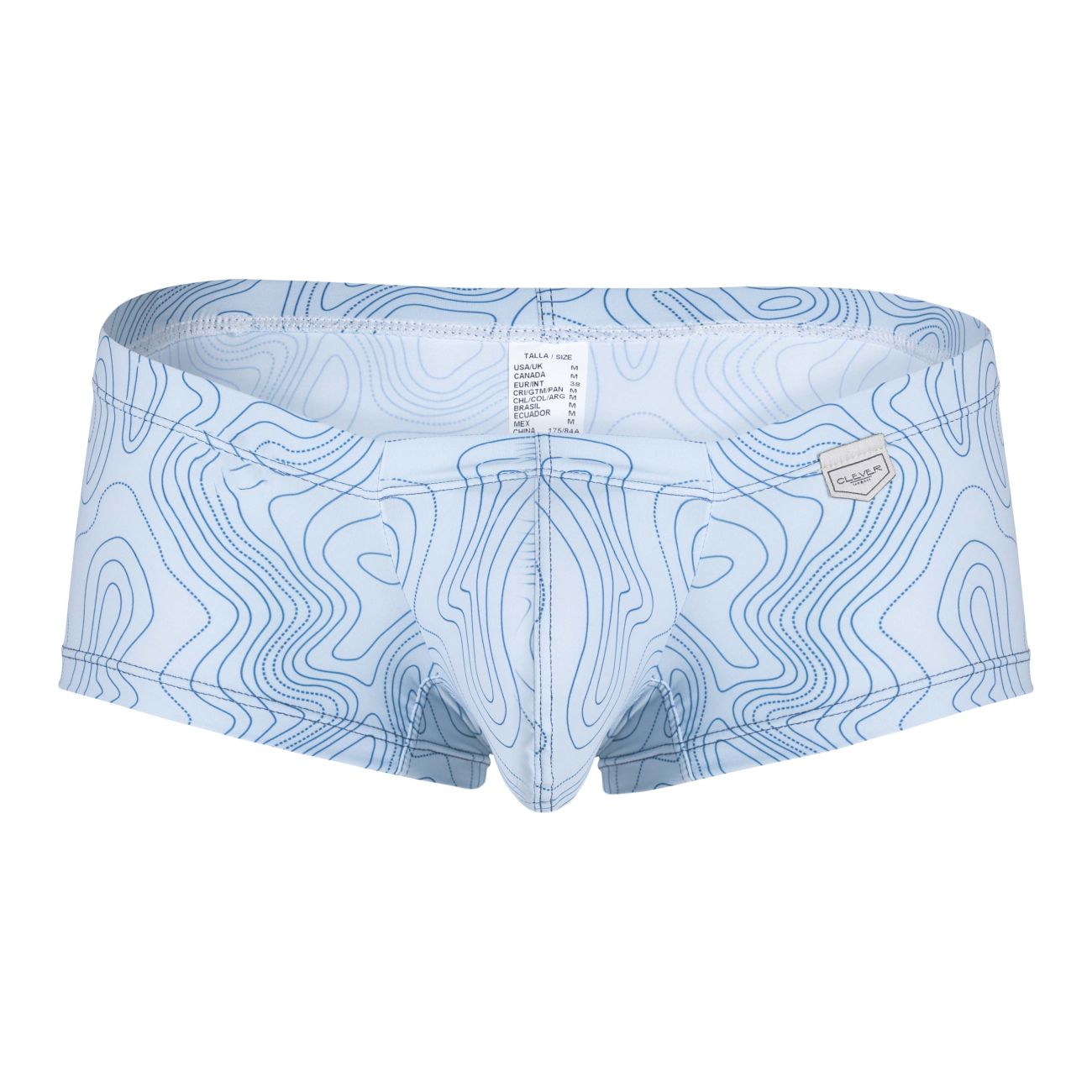Clever 3 PK 229951 Australian Latin Trunks Blue-White-Green