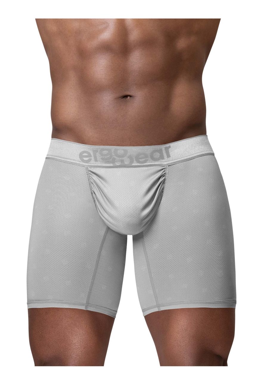 ErgoWear EW1761 FEEL SE Mens Sleek Boxer Briefs Silver