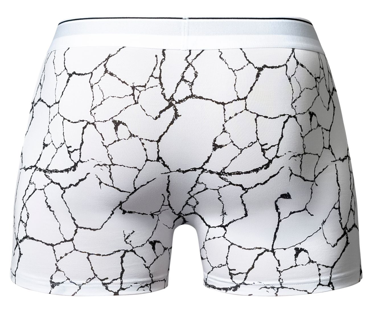 Male Power 160-299 Soo Cumfy Male Boxer Brief White-Black