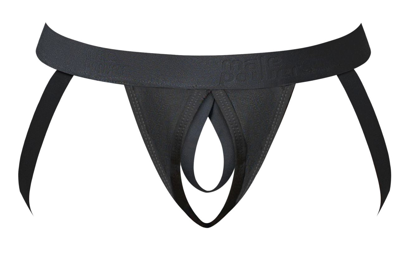 Male Power 348-304 Male Sexy Open Ended Jock Black