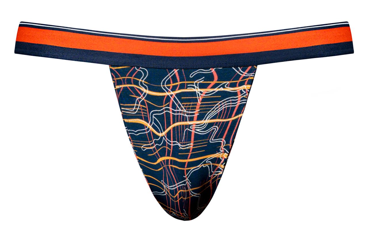 Male Power 349-299 Soo Cumfy Male Jock Navy-Orange