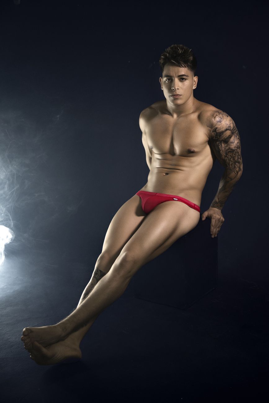 Pikante 1823 Luxury Mens Sexy Stretch Thong Red
