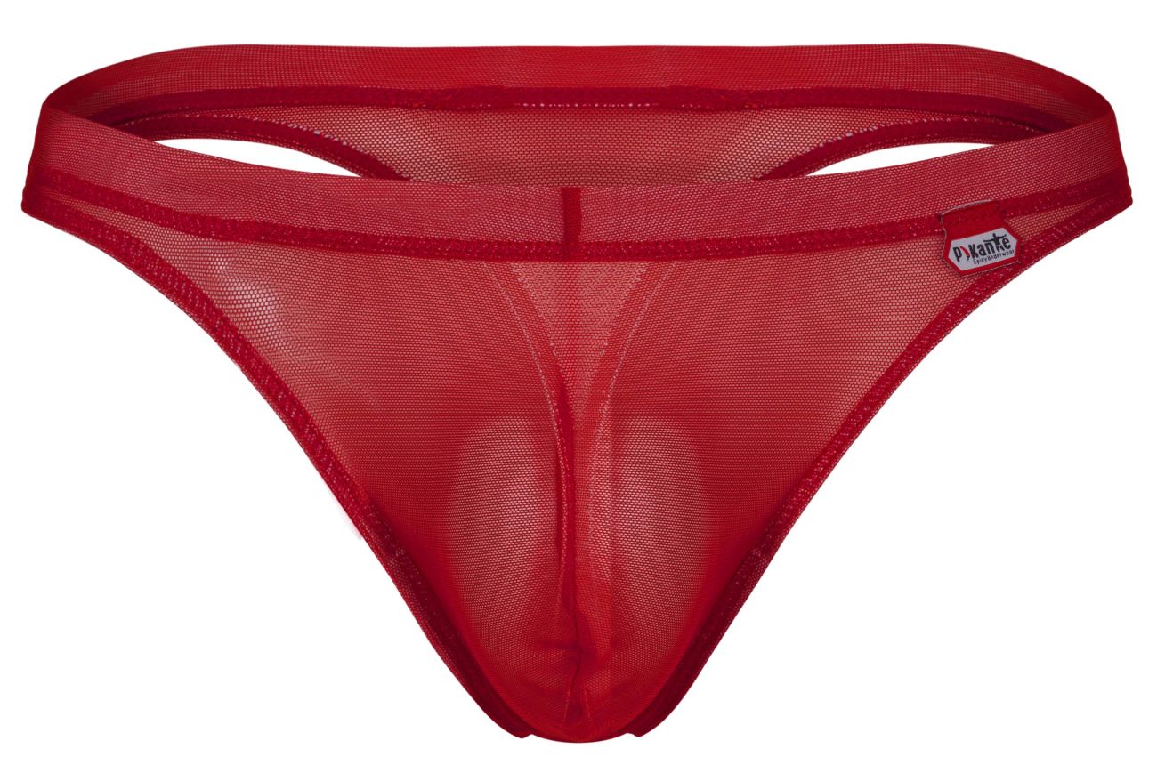 Pikante 1823 Luxury Mens Sexy Stretch Thong Red