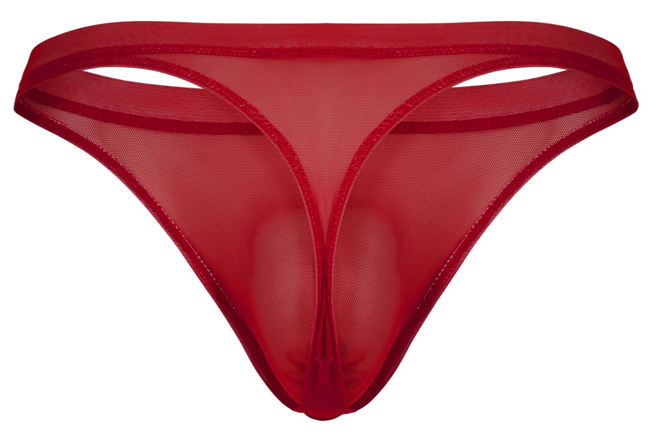 Pikante 1823 Luxury Mens Sexy Stretch Thong Red