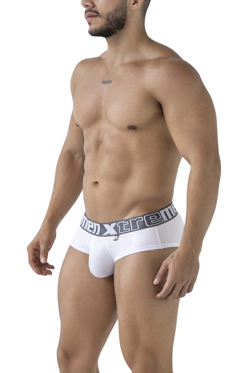 Xtremen 41316 Mens Comfortable Microfiber Briefs White
