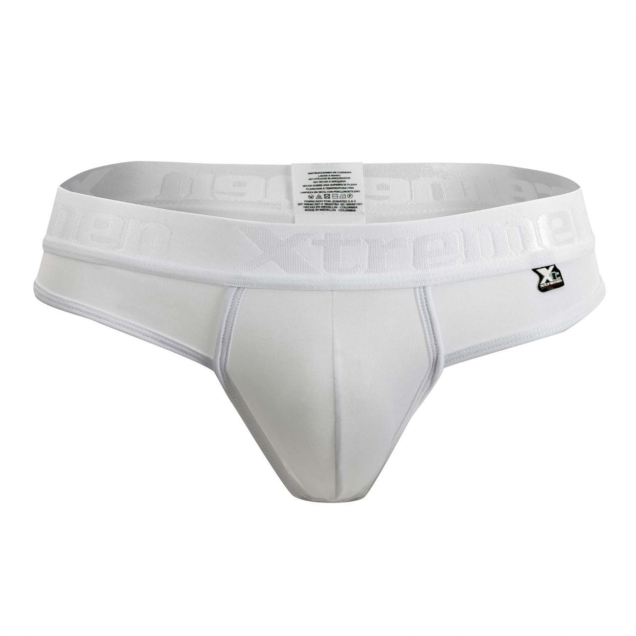 JCSTK - Xtremen 91031-3 3PK Piping Thongs White