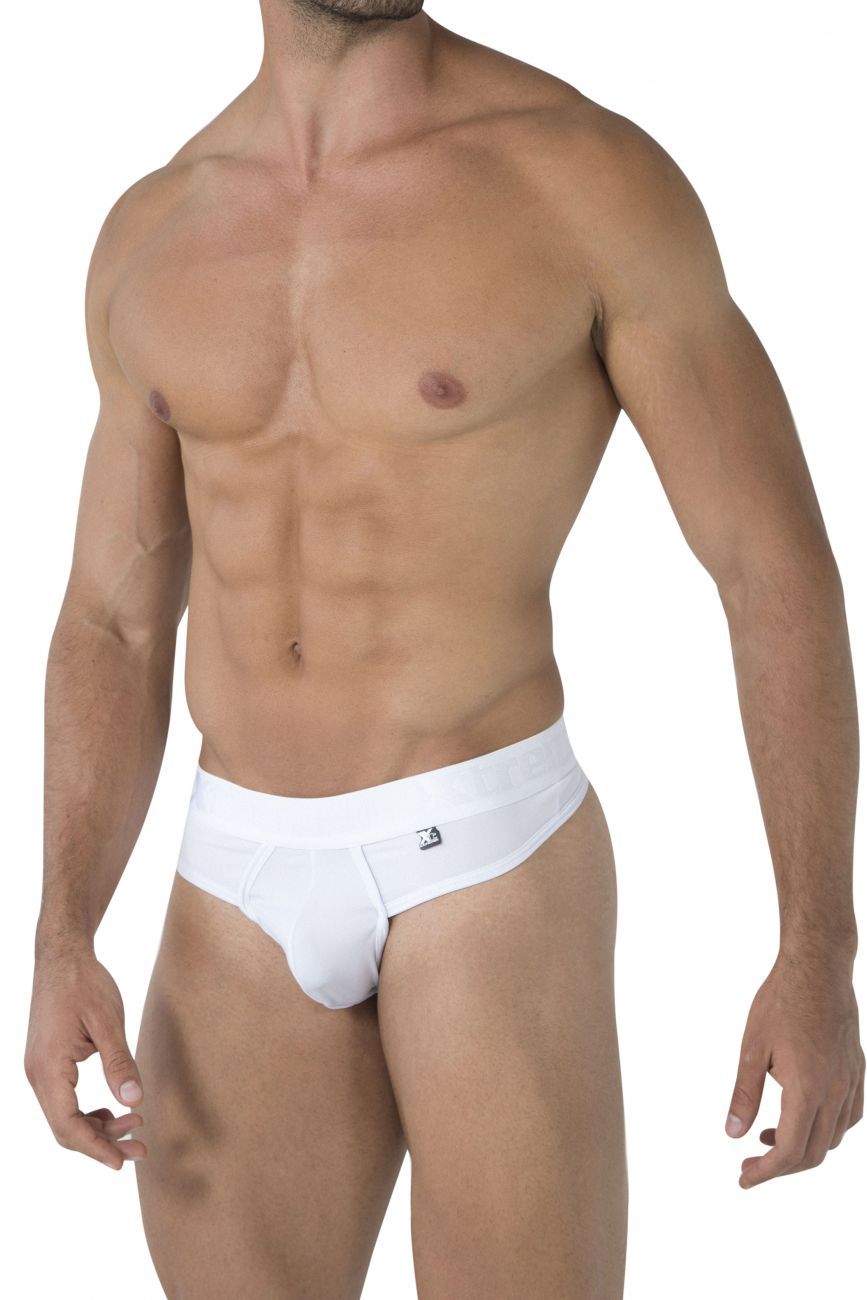 JCSTK - Xtremen 91031-3 3PK Piping Thongs White