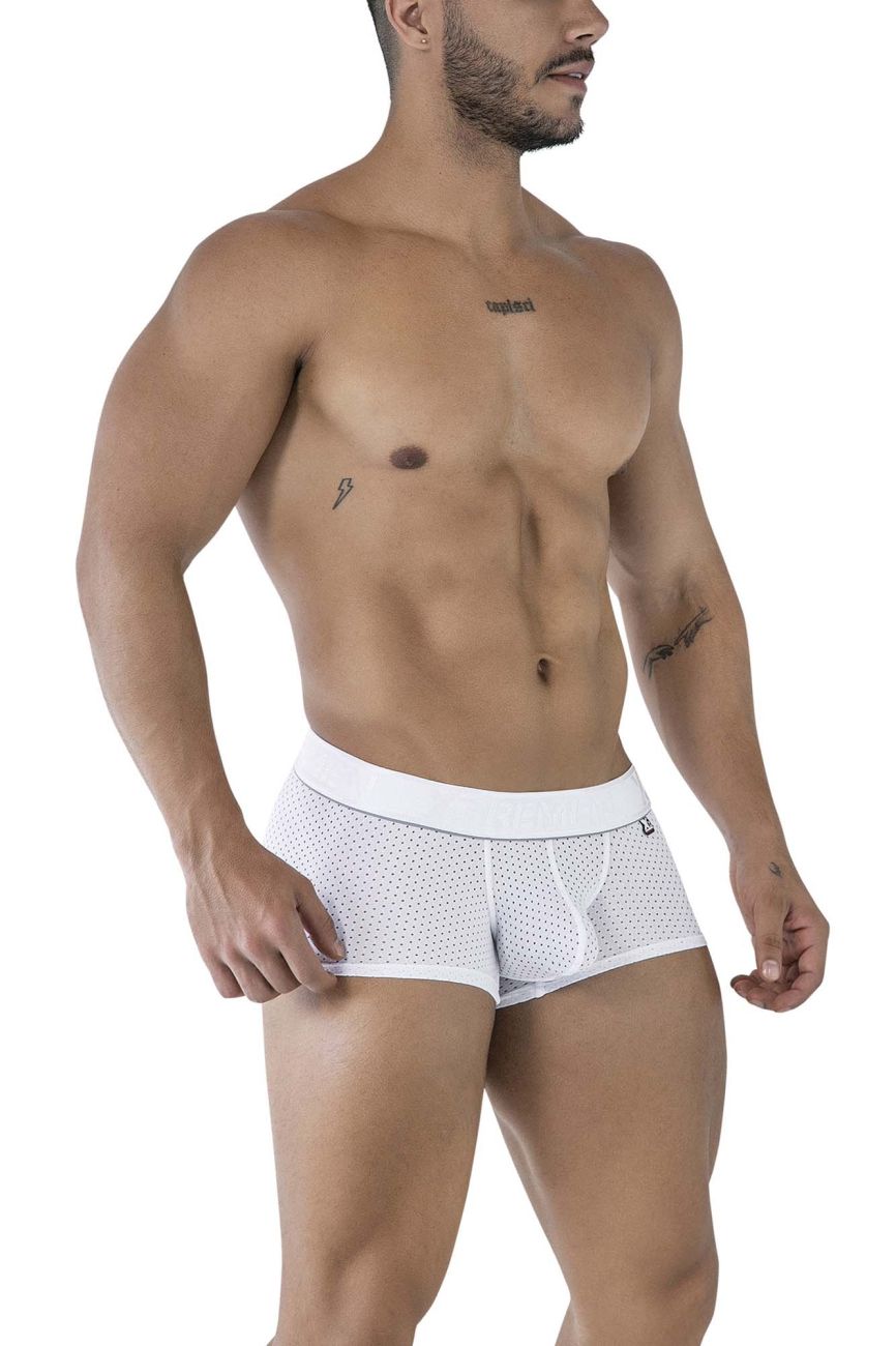 Xtremen 91212B Mens Breathable Microfiber Trunks White