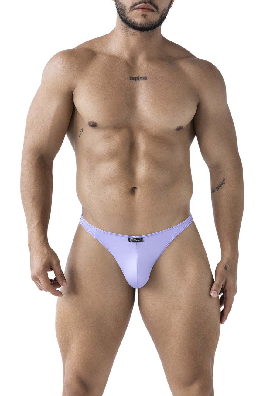 Xtremen 91217 Mens Pastel Coloured Microfiber Thongs Lilac