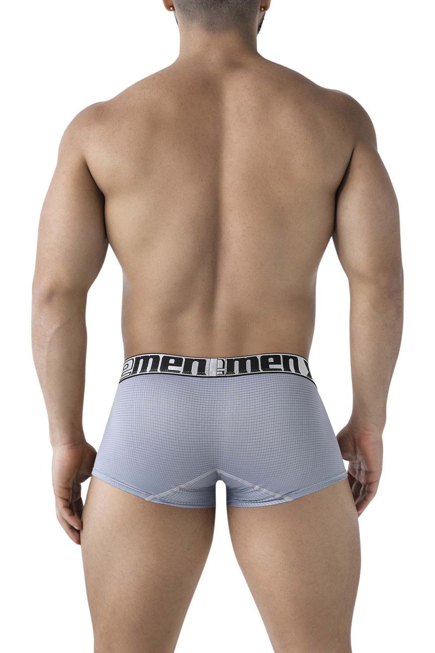 Xtremen 91222 Microfiber Mens Underwear Trunks Gray