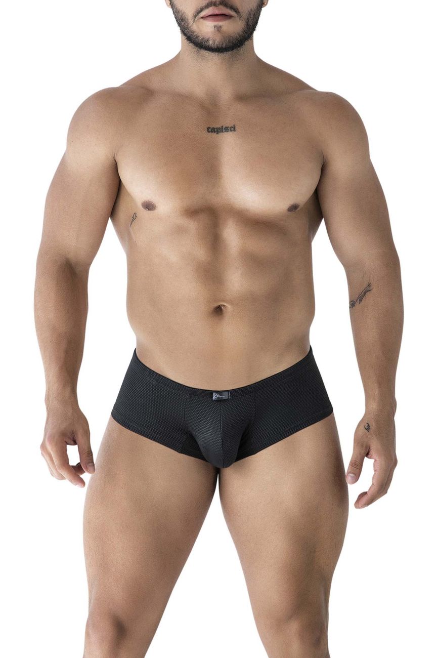 Xtremen 91225 Male Microfiber Modern & Sexy Trunks Black