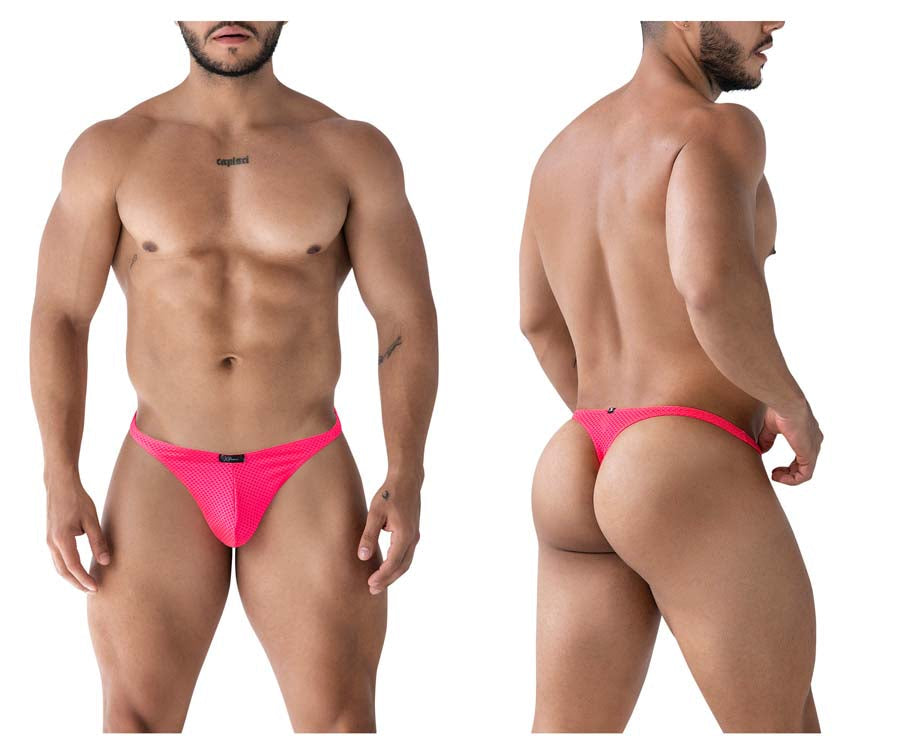 Xtremen 91226 Mens Soft Microfiber Thongs Fuchsia