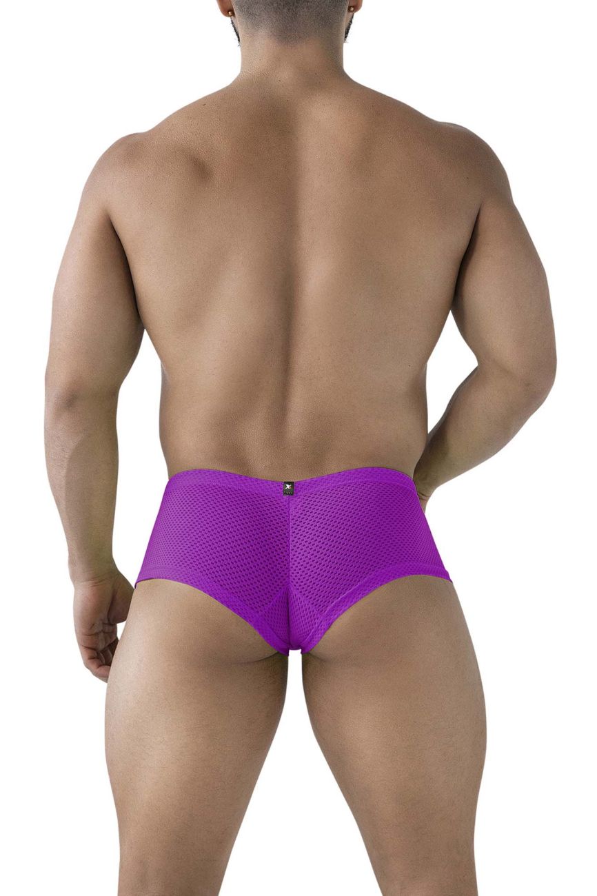 Xtremen 91228 Microfiber Mens Colourful Trunks Purple