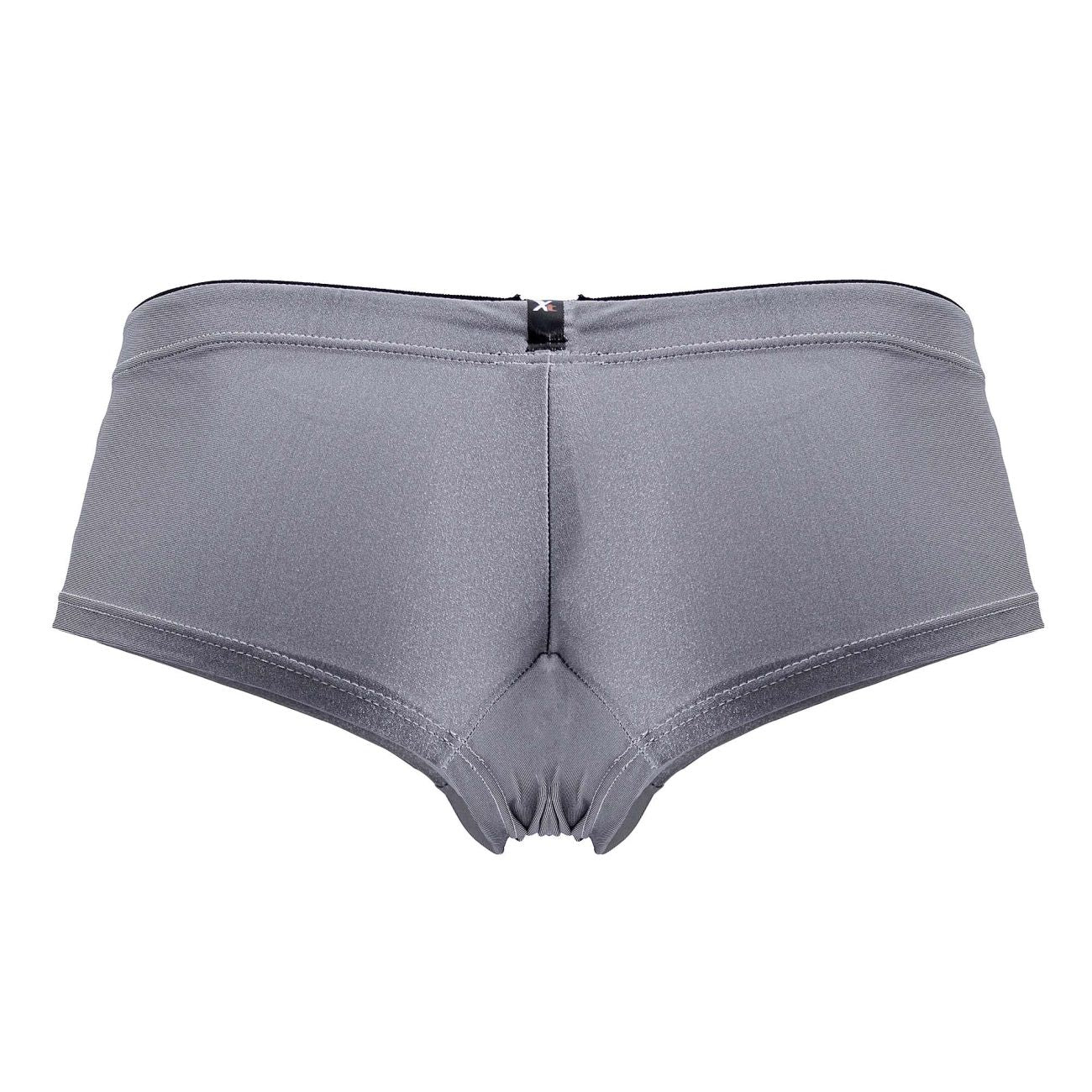 Xtremen 91234 Mens Microfiber Contoured Fit Trunks Gray