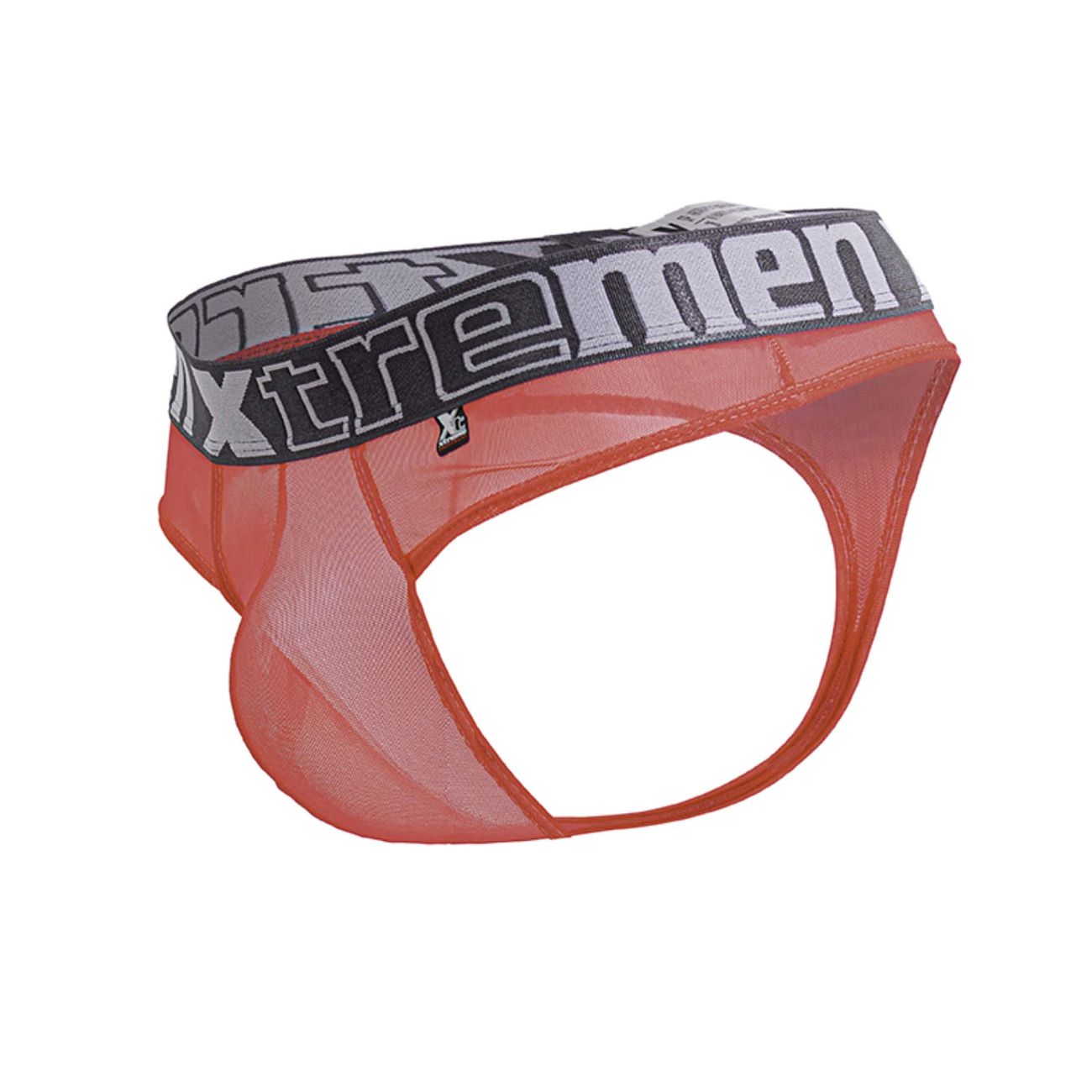 Xtremen 91235 Mens Sheer Microfiber Thong Fuchsia