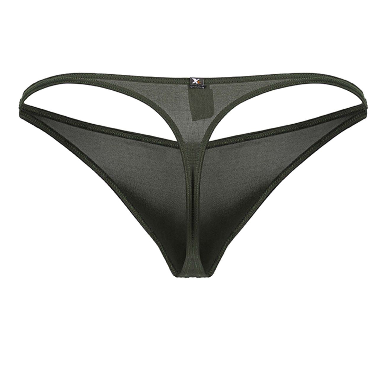 Xtremen 91238 Mens Ultra Comfortable Microfiber Thongs Green