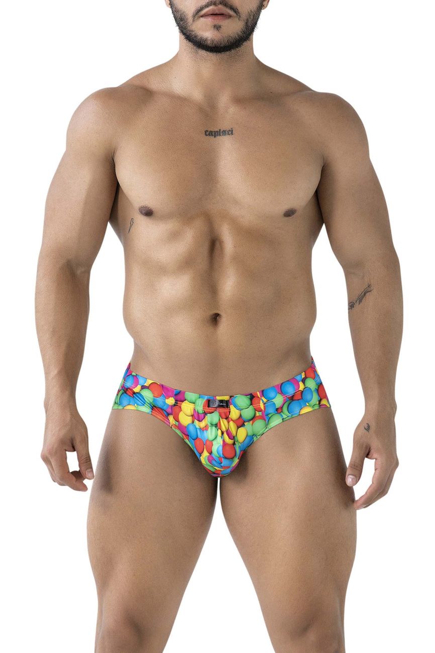 Xtremen 91248 Mens Colourful Printed Briefs Bubbles