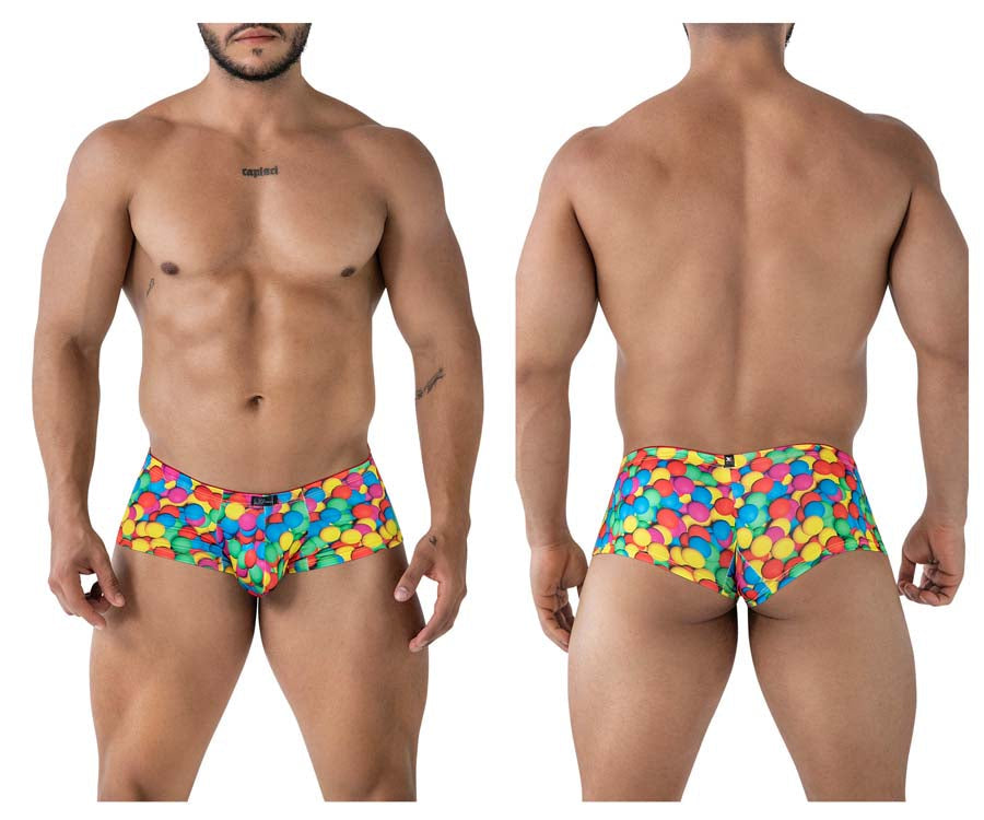 Xtremen 91249 Printed Mens Colourful Trunks Bubbles