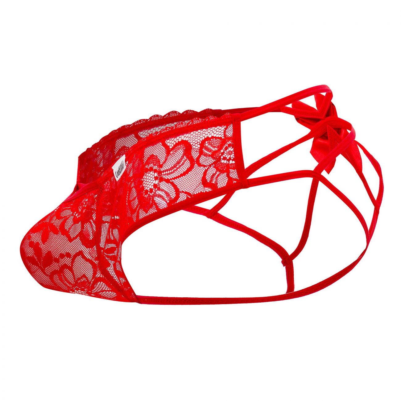 CandyMan 99535 Bow Jockstrap Red