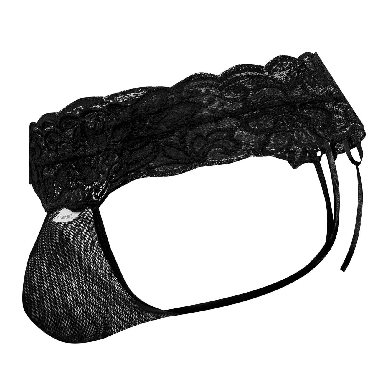 CandyMan 99595 Lace Thongs Black