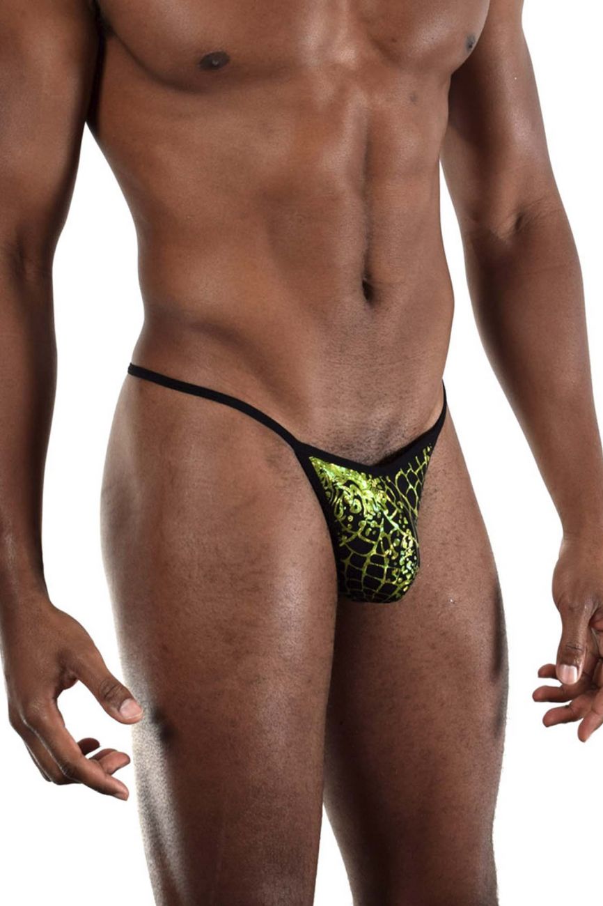 Doreanse 1260-PRN Space Venom Thongs Green Printed