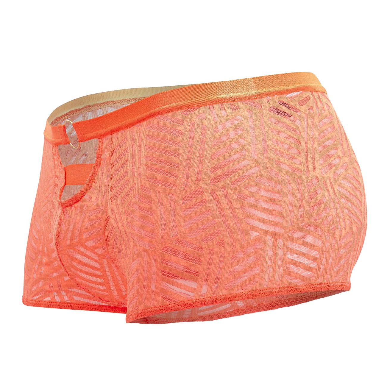 Male Power 125-284 Rude Awakening Cheeky Cutout Short Neon Orange