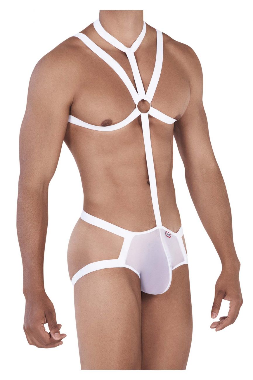 Pikante 0346 Dominate Harness Jockstrap White