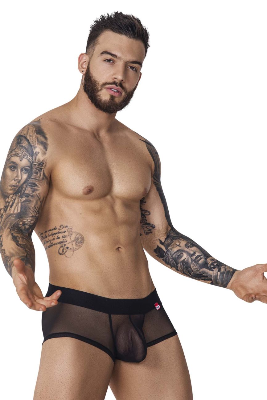 Pikante 1090 Burly Mesh Trunks Black