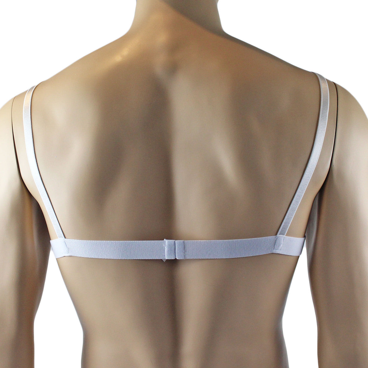 Male Hippie Flower Print Bra Top with Band