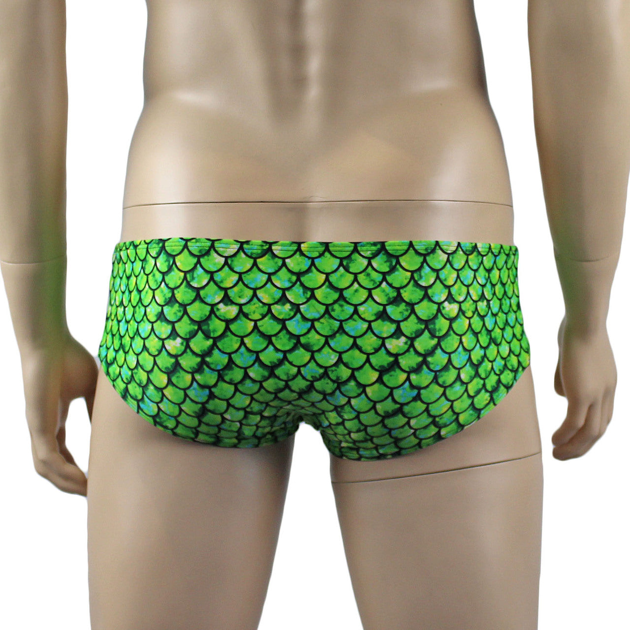 Mens Merman Aqua Man Mini Boxer Briefs Green