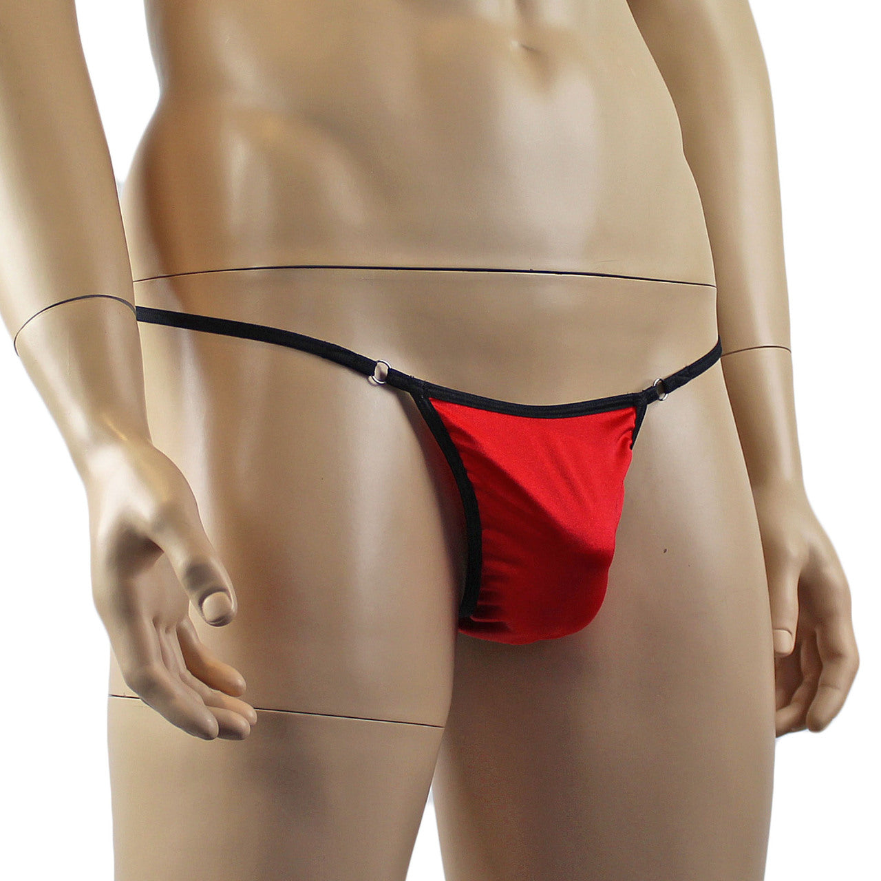 Mens Max Sexy and Cute Mini Pouch Front G string Red