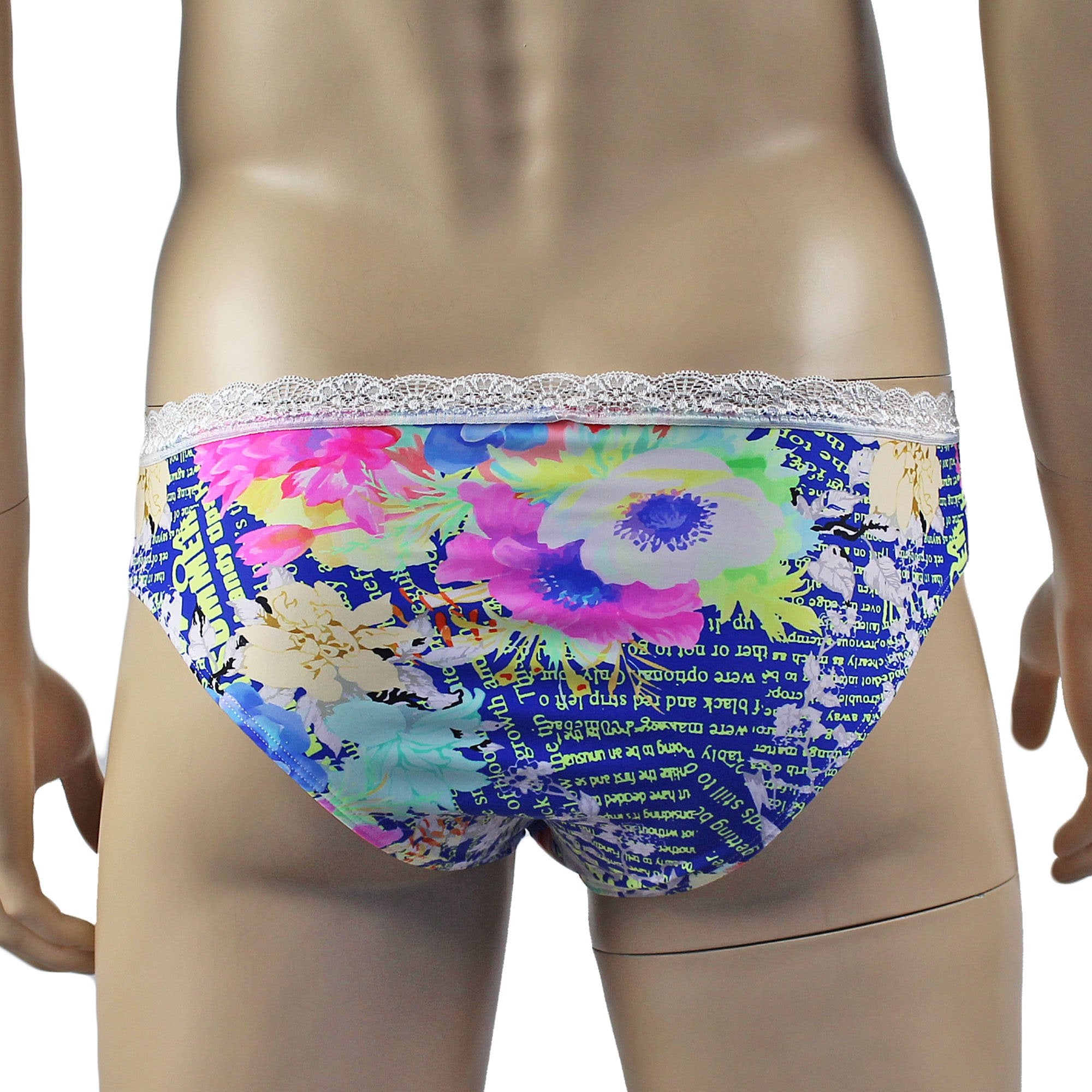 Mens Suzanne Floral Bra Top & Bikini Brief