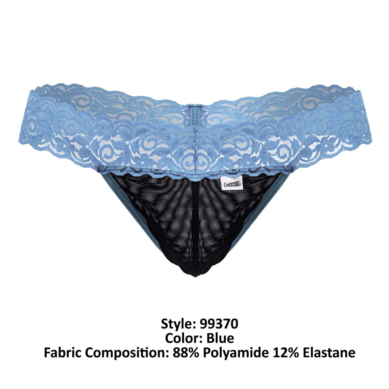 CandyMan 99370 Men Sexy Best Seller Thongs Blue
