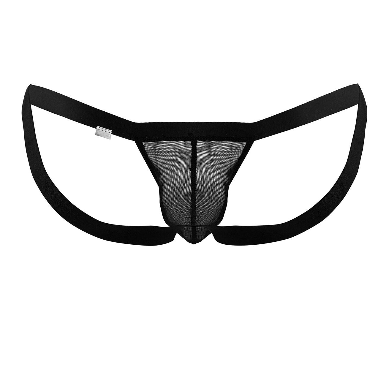 CandyMan 99841 Male Sexy Mesh Thongs Black
