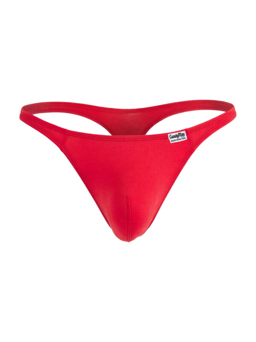 CandyMan 99930 Male Simple & Sleek Thongs Red