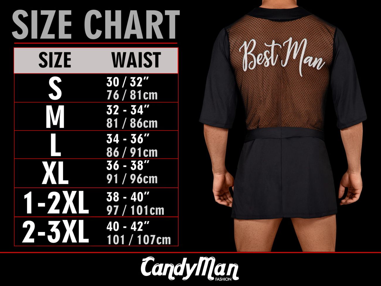 CandyMan 99868 Mens Sexy Lace Briefs Wine