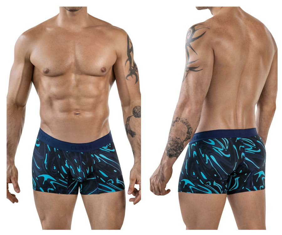 Clever 1858 Mens Grosh Athletic-Inspired Trunks