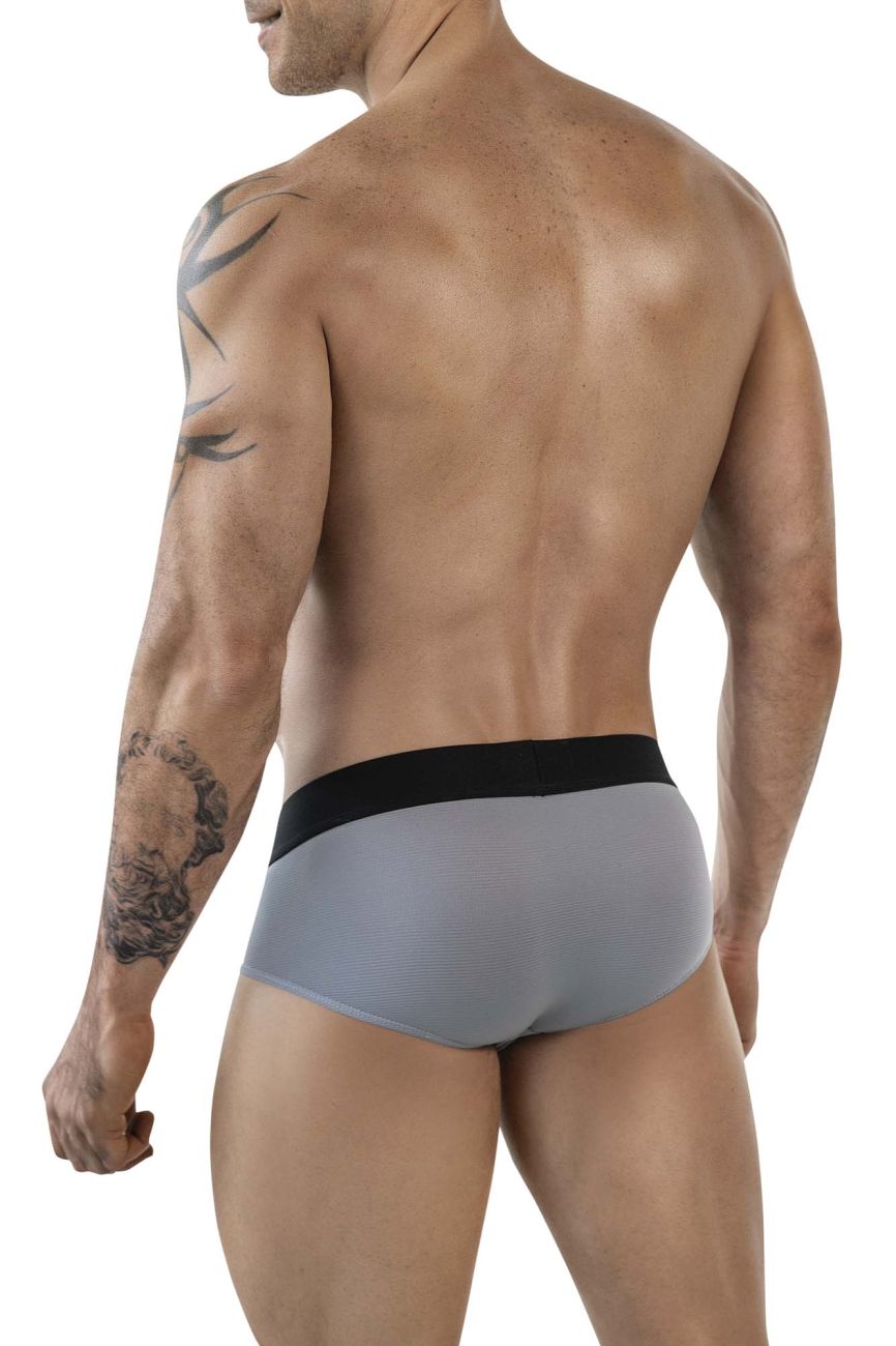 Clever 1862 Oneal Male Sleek & Modern Briefs Gray