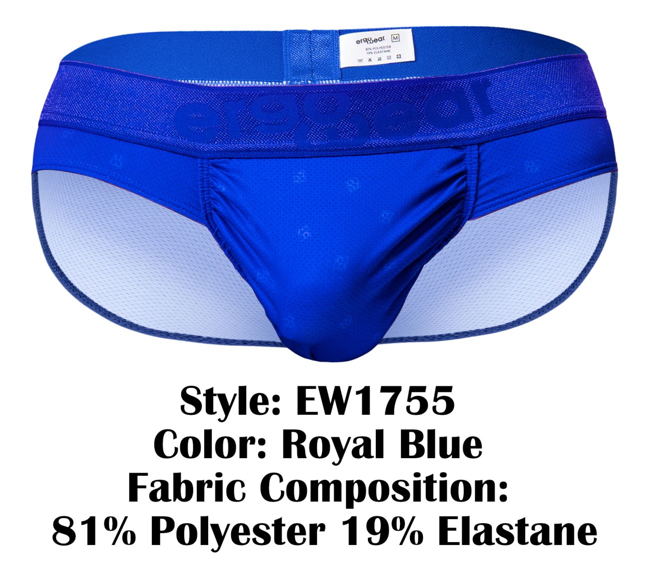ErgoWear EW1755 FEEL SE Mens Sleek Briefs Royal Blue