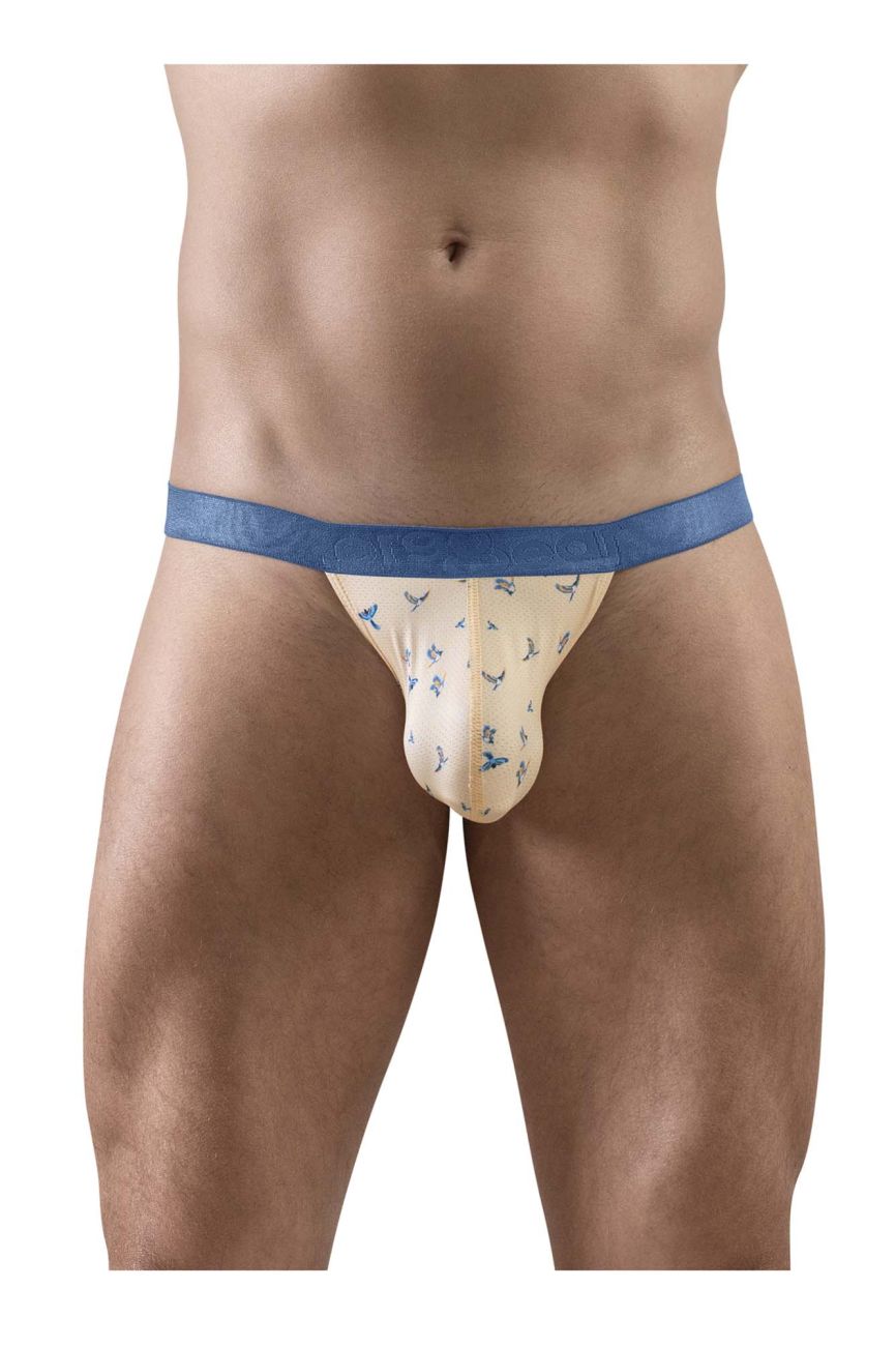 ErgoWear EW1773 SLK SE Male Comfortable Bikini Peach Birds